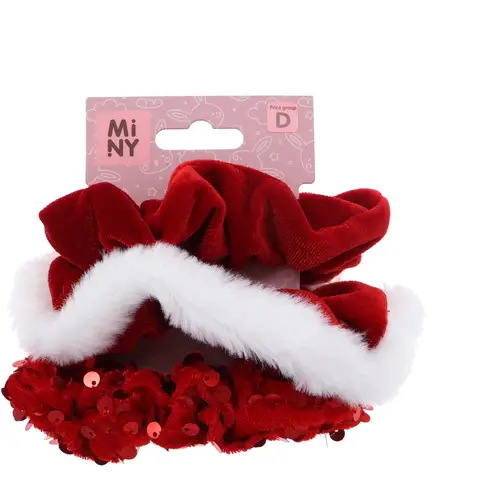 ponchik-dlia-volos-miny-3-sht-rozhdestvo