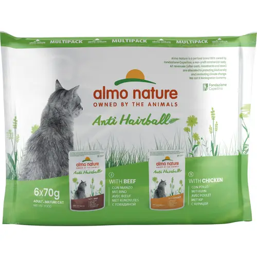 korm-dlia-koshek-almo-nature-6-x-70-g-holistic-cat-anti-hairball-goviadina-i-kuritsa