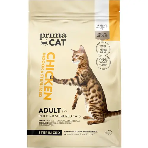 korm-dlia-koshek-primacat-4-kg-s-kuritsei-dlia-vzroslykx-sterilizovannykx-domashnikx-koshek