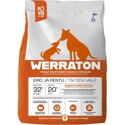 korm-dlia-sobak-werraton-4-kg-dlia-materi-i-shchenka