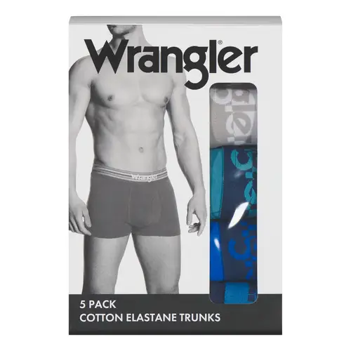 Мужские боксеры Wrangler Rossi Trunk 5 шт./коробка