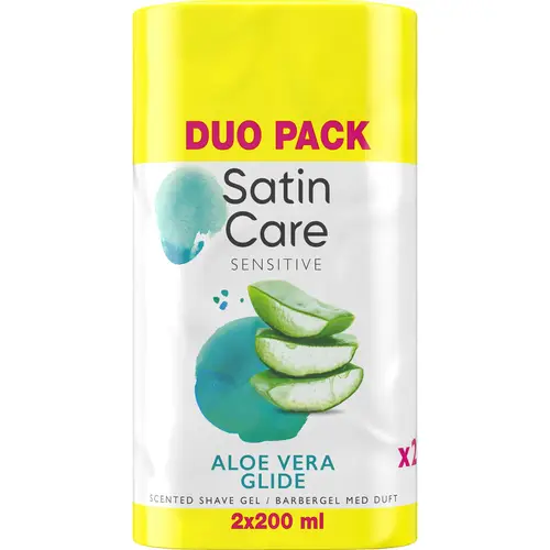 gel-dlia-britia-gillette-2-x-200-ml-satin-care-sensitive-aloe-vera