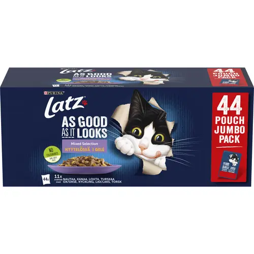 korm-dlia-koshek-latz-44-x-85-g-v-zhele-agail-mixed