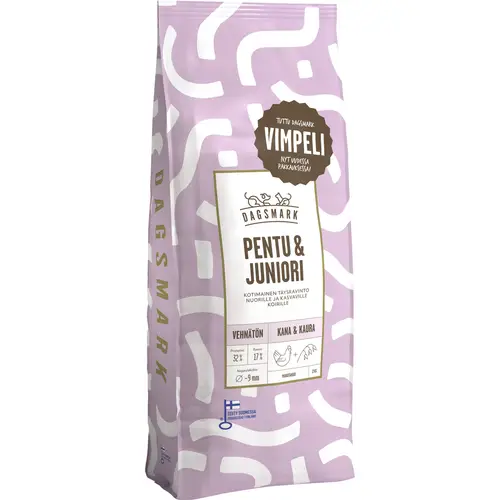 korm-dlia-sobak-dagsmark-2-kg-dlia-shchenkov-i-iuniorov-s-kuritsei-i-ovsiankoi