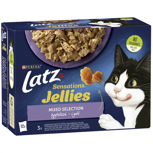 korm-dlia-koshek-latz-12-x-85-g-sensations-jellies-smeshannyi-assortiment-v-zhele