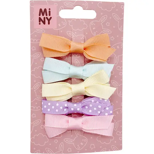 hiuspinni-miny-bow-5-pcs-box