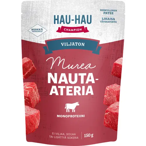 korm-dlia-sobak-hau-hau-champion-150-g-bezzernovoi-goviadiny