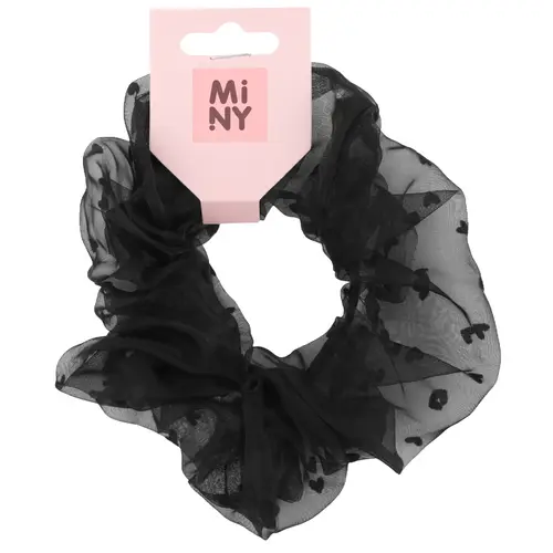 ponchik-dlia-volos-miny-organza-heart-chernyi