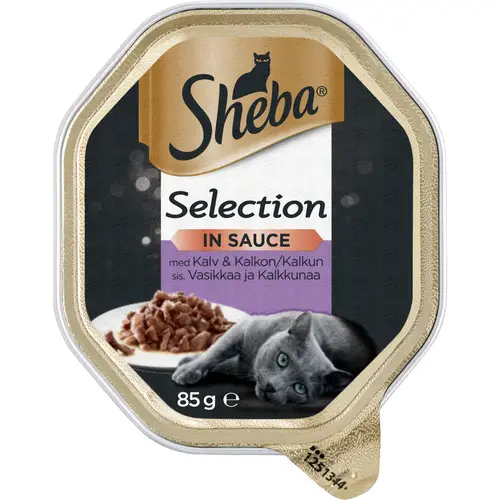 korm-dlia-koshek-sheba-85-g-otbornaia-teliatina-i-indeika-v-souse