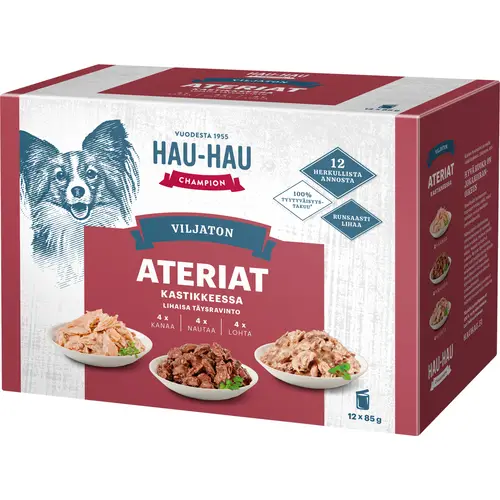 korm-dlia-sobak-hau-hau-12-x-85-g-assorti-v-souse