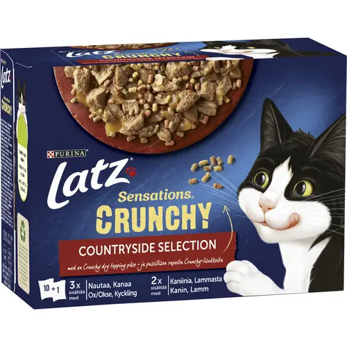 korm-dlia-koshek-latz-10-x-85-g-40-g-sensations-crunchy-countryside-v-zhele