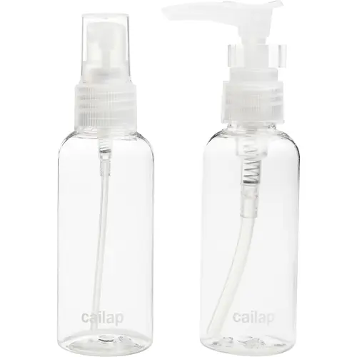 Дорожные бутылки-спрей и насос