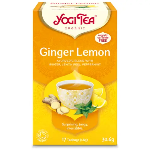 Чай Yogi Tea с имбирем и лимоном, 17 чайных пакетиков