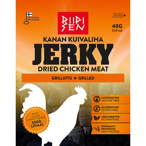 Куриное вяленое мясо Riipinen 40 г на гриле