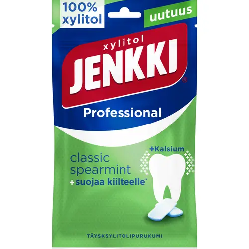 Жевательная резинка Jenkki Professional 90 г Классическая мята