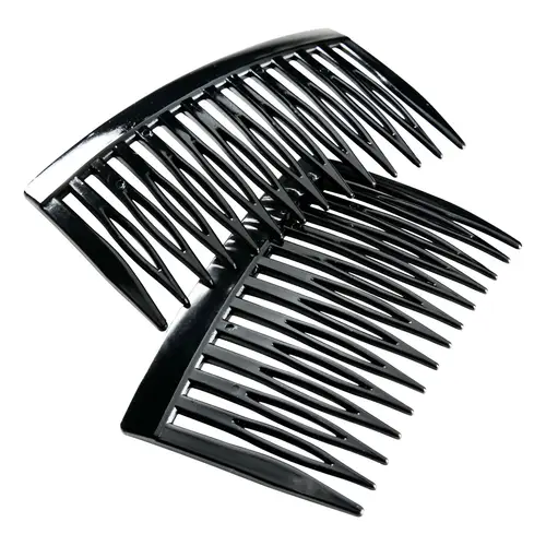 Боковая расческа 2 шт., черная