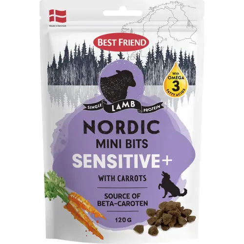 Лакомство для собак Best Friend 120 г Nordic Mini Bits Sensitive+