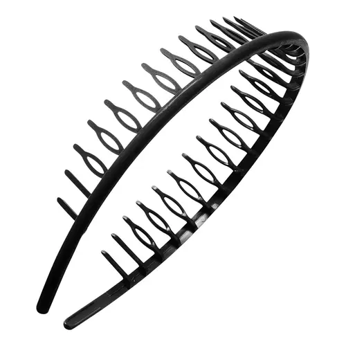 Черная повязка на голову с шипами