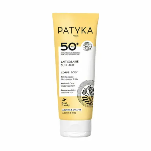 Солнцезащитное молочко для тела Patyka - солнцезащитный крем SPF50 100 мл