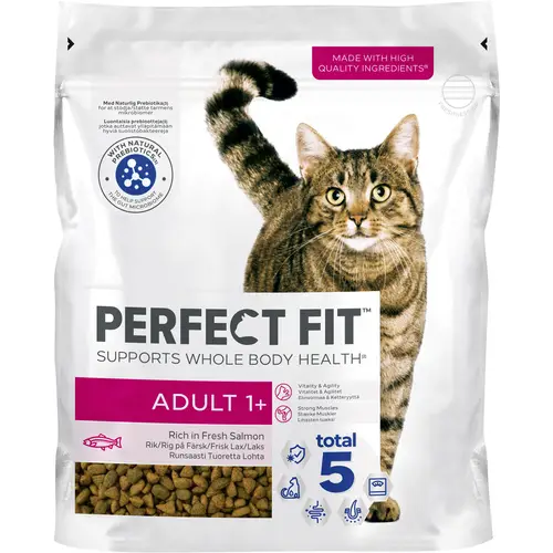 Корм для кошек Perfect Fit 750 г Взрослый лосось
