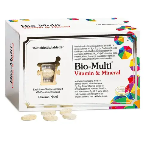 Таблетки с мультивитаминами и микроэлементами Pharma Nord Bio-Multi 150 табл.