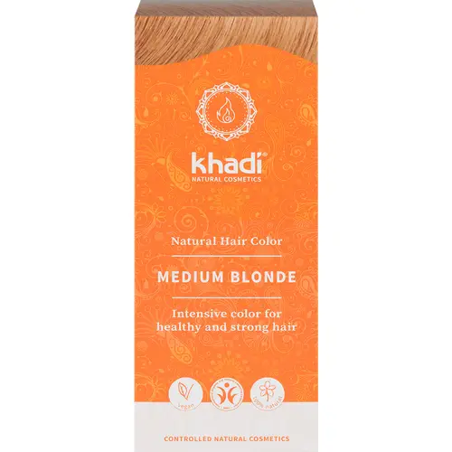 Растительная краска для волос Khadi 100 г, средне-русый