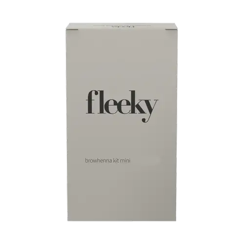 Набор Fleeky Browhenna Mini - Стойкая краска для бровей, средне-коричневый цвет