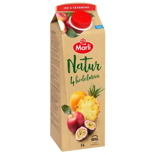 Сок цельный Marli Natur 1 л четыре фрукта