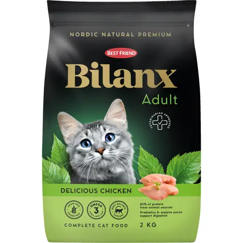 Корм для кошек Best Friend 2 кг Bilanx Adult курица