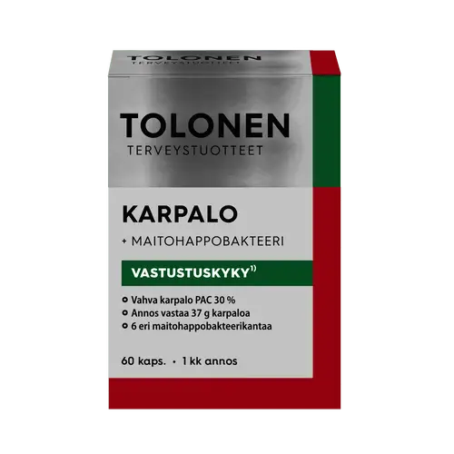 Tolonen Клюква + Молочнокислые бактерии 60 капс.