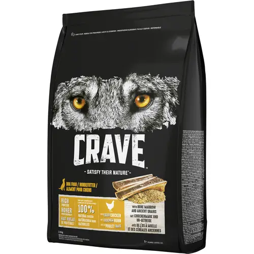 Корм для собак Crave 2,8 кг куриный с мозговыми костями
