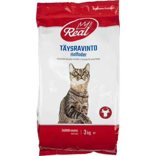 Корм для кошек Real Cat 3 кг для взрослых