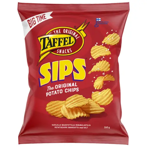Картофельные чипсы Taffel 260 г Sips