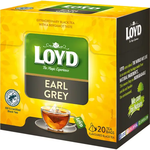 Чайные пакетики Эрл Грей Loyd 20 шт.