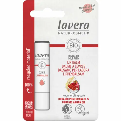Lavera Repair Lip Balm - Крем для губ для сухих и потрескавшихся губ 4,5 г