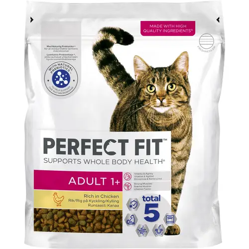Корм для кошек Perfect Fit 750 г для взрослых кур