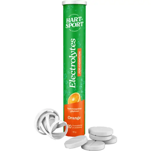 Шипучие таблетки Харт-Спорт 20 шт., оранжевые