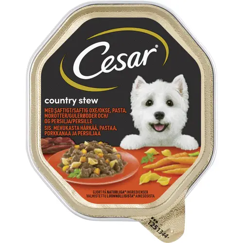 Корм для собак Country Kitchen 150 г говядины, макароны и морковь