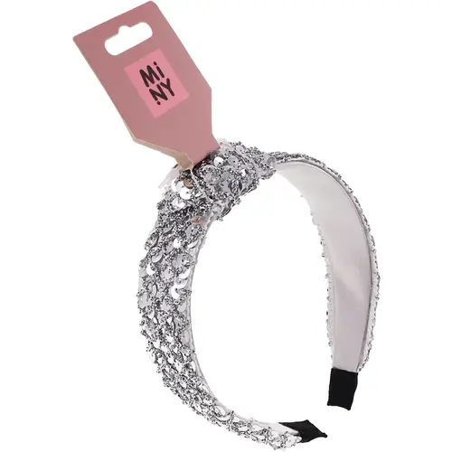 Повязка на голову Mini silver