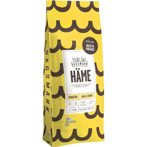 Корм для собак Dagsmark 2 кг Häme fish-oats wheat-free