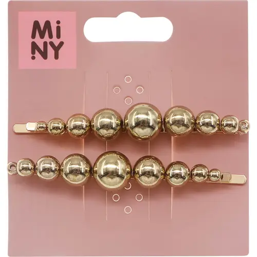 Заколки Miny золотые