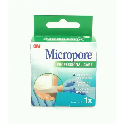 Лента Micropore Fiber белая 2,5 см x 10 м