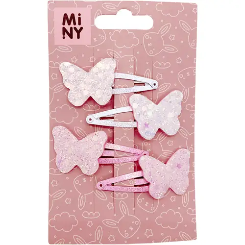Заколка для волос Мини-бабочка 4 шт./коробка