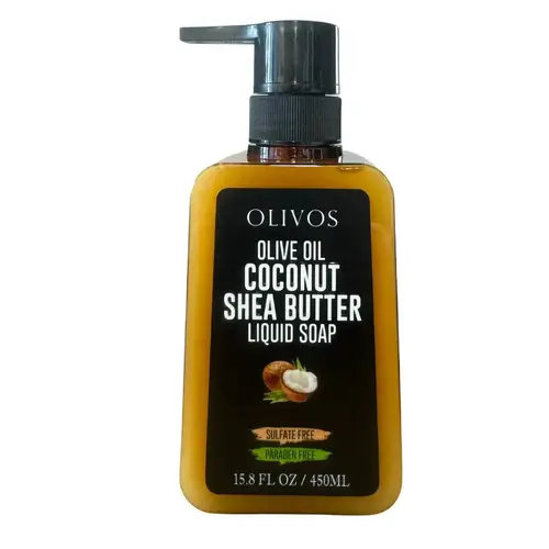 Жидкое мыло Olivos Olive Oil Coconut Shea Butter - Жидкое мыло с маслом кокоса и масла ши, оливковое масло, 450 мл
