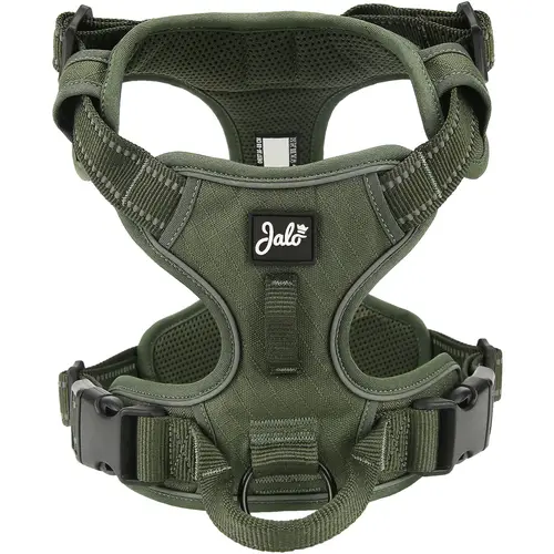 Собачья шлейка Jalo Timmi оливковый