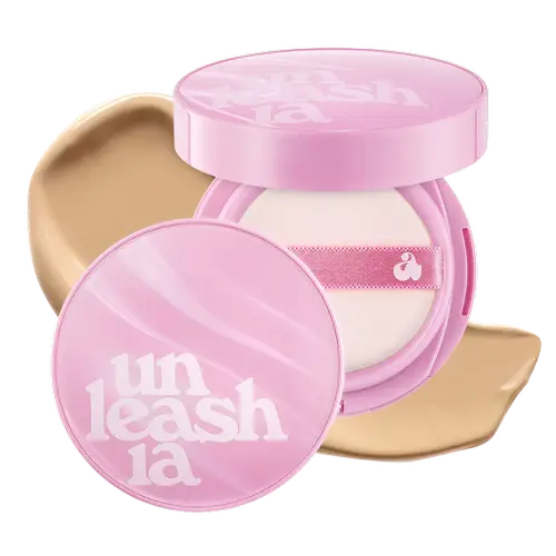 Unleashia Don't Touch Glass Pink Cushion SPF50+ PA++++ - тональная основа 23W With Care 15 г