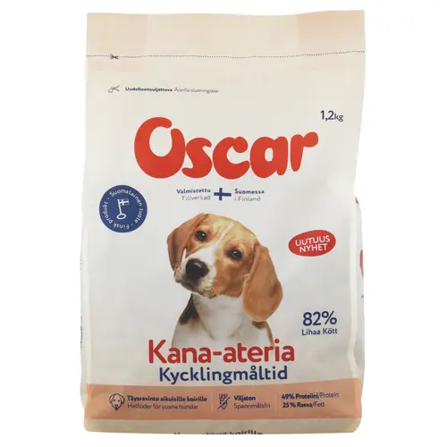 Корм для собак Oscar 1,2 кг куриного мяса