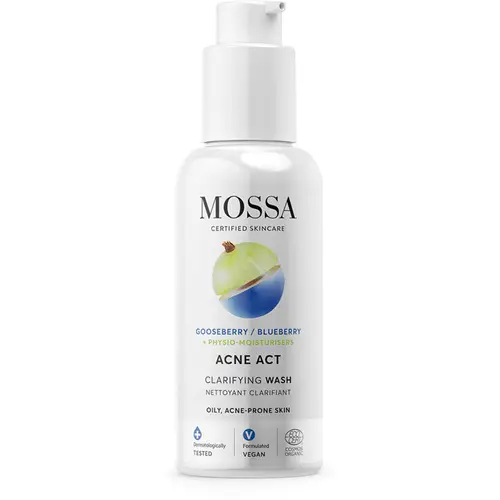 Очищающий гель Mossa 140 мл Acne Act Clarifying