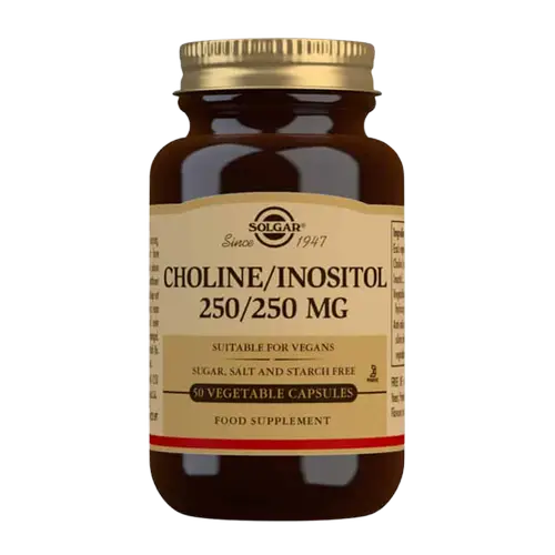 Solgar Холин/Инозитол 250/250 мг - Холин/Инозитол 50 капс.