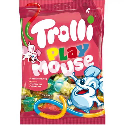 Playmouse Trolli 100 г винная жевательная резинка